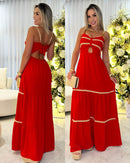 Vestido Kemily Vermelho 78592