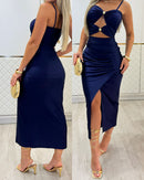 Saia Midi Diana Azul 91348