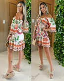 Vestido Quenia Creme 91109