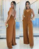 Macacão Gabriela Marrom 91184