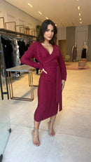 Vestido Transpassado Georgia + Brinde Exclusivo