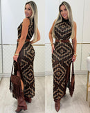 Vestido Léia Gola Alta